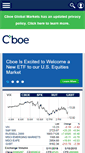 Mobile Screenshot of cboe.com